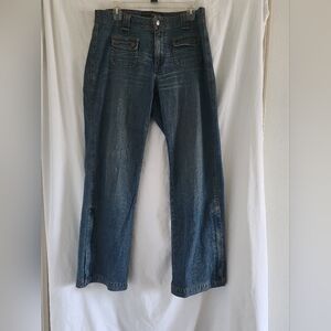 Venezia Blue Straight Jeans Classic Style